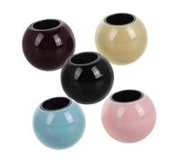LOLIPPYY 5pcs Perfume Bottle Caps Spray Nozzle Tops Decorative Colorful Round Ball Covers for Aromatherapy Diffuser Portable Cologne Sprayers and Refillable Spray Bottles