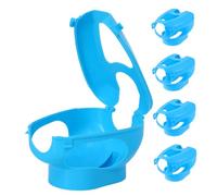 LOLIPPYY 5pcs Pigeon Injection Holder Blue Buckle Design Bird Feeder Bracket Fixed Mount Rack for Safe Medicine Feeding and Fast Immobilization Bird Cage Accessory for Racing and Pet