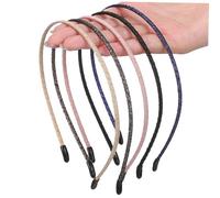 LOLIPPYY 5pcs Retro Cloth Covered Headbands for Women Comfortable Hair Hoops Gold Dark Blue Black and Coffee Easy to Wear Non Slip Design for Daily Use and Makeup
