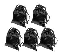 LOLIPPYY 5Pcs Small Drawstring Jewelry Bags Cosmetic Organizer Pouches for Travel Packaging and Daily Storage