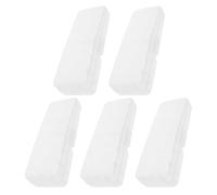 LOLIPPYY 5pcs Travel Case Portable Manual Box Hard Plastic Holder Small Tool Case for Men Packing Organisers for Travel Shaving Kit