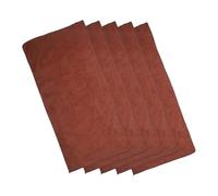 LOLIPPYY 5pcs Washable Small Animal Cage Blankets, Soft Reusable Guinea Pig Bedding Pads, Brown 30x40cm Pet Sleeping Mats for Cage Warmth and Comfort