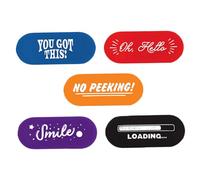 LOLIPPYY 5Pcs Webcam Privacy Protector Covers for Phone Tablet Laptop Anti-peeping Camera Shield Compatible with Cell Phones and Computers Privacy Protection Stickers for Personal Security