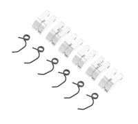 LOLIPPYY 6 Sets Professional Metal Shoe Clutch and Spring Upgrade Kit for Scale Rc Model Car Engine Car Truck Replacement Parts Lightweight and Stable for Remote Control Vehicles