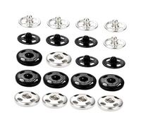 LOLIPPYY 60pcs Metal Sew Snap Fasteners with Design Hidden Buttons for Clothing Repairs and DIY Crafts Wear Resistant Press Studs for Secure Attachment