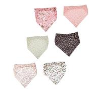 LOLIPPYY 6Pcs Boho Fashion Triangle Headscarf Headband for Women, Breathable Fabric Elastic Hair Bands, Sun Protection Headwear for Beach