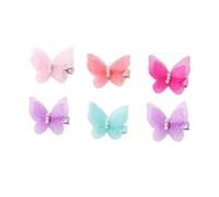 LOLIPPYY 6pcs Chiffon Bowknot Hair Clip Girls Adorable Decoration for Boy Girl for Parties and Everyday Wear