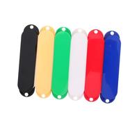 LOLIPPYY 6pcs Closed Single Coil Pickup Covers Coil Protector Shells for Electric Guitar Accessories with Easy Installation and Options for DIY Replacement