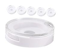 LOLIPPYY 6pcs Empty Eyeshadow Boxes Magnetic Compact Single Color Subpackaging Containers for Travel Makeup Storage Lightweight Cosmetic Holders