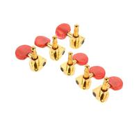 LOLIPPYY 6pcs Locking Tuning Pegs for Acoustic Guitar Oval Knob String Tuners with Precise Tension Control Easy Installation Replacement Keys for Stable Folk Guitar Tuning