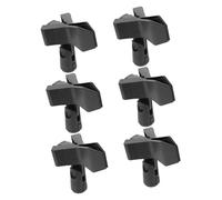 LOLIPPYY 6Pcs Microphone Clips Plastic Mic Holder Adapters for Stand Use in Ktv Stage Performance Recording