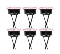 LOLIPPYY 6pcs Rhinestone Car Vent Clips Aromatherapy Diffuser for Front Dash Fit Air Outlet Clips with Easy Refill Continuous Scent Release for Soothing Vehicle Atmosphere