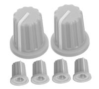 LOLIPPYY 6pcs Rotation Potentiometer Volume Knobs Plastic Caps Replacement for Audio Instruments and Electronic Devices with Easy Installation