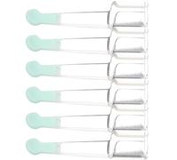 LOLIPPYY 6pcs Silicone Ear Spoon Tips Earwax Remover Accessory 3.0-3.9mm Soft Skin-Friendly Replacement Heads for Adults Visible Wax Removal Tool for Ear Care