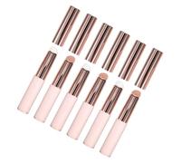 LOLIPPYY 6pcs Silicone Lip Brush with Precision Tips for Creamy Lipstick Gloss Portable Mini Lip Applicators for Travel Reusable Easy Clean Makeup Tools with Natural Finish for Women