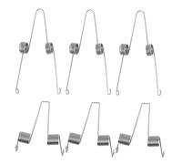 LOLIPPYY 6pcs Silver Metal Tuba Valve Springs for Trumpet Maintenance Kit, Easy Installation and Wide Application, for Music Education and Performance Trombone Accessories