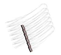 LOLIPPYY 6pcs Silver Wire Wig Hair Tinsel Fairy Tinsel Hair Extensions Sparkling Glitter Pieces for Women Girls Festival Accessories