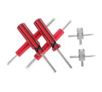 LOLIPPYY 6pcs Valve Core Wrench Tool Set with Single and Double Head Valve Core Remover for Car Motorcycle Bicycle Tire and Maintenance