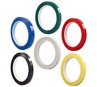 LOLIPPYY 6pcs Violin Finger Tape Colored Fingerboard Stickers for Beginner Violin and Cello Easy to Stick Finger Guide Tapes Durable Multi Color Fretboard Markers for String Instrument