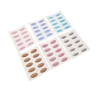 LOLIPPYY 6sheets Eyeshadow Stickers for Girls Decorative Eye Makeup Gradient Design for Parties and Cosplay Events Included