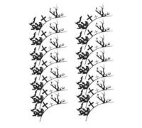 LOLIPPYY 7 Pairs Halloween Fake Eyelashes Halloween Decor False Eyelashes Stickers Black