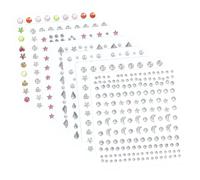 LOLIPPYY 7 Sheets Face Rhinestone Stickers Self Adhesive Body Jewels with Strong Adhesive for Women Festival Makeup Crafts Decoration and Sparkling Look