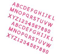 LOLIPPYY 72pcs Embroidered Polyester Alphabet and Patches Appliques A-z for DIY Clothing Dress Hat Jeans Sewing Decoration Supplies