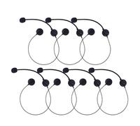 LOLIPPYY 7pcs Fake Headset Mic Toy Microphone Prop for Halloween Party Retro Microphone Props Boys and Girls Play Dress up Costume Accessory