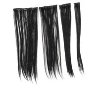 LOLIPPYY 7pcs Straight Hair Extensions with Snap Clips for Women Natural-looking Hairpieces to Add Volume and Realistic Texture and Invisible Blend for Daily and Wedding Use