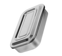 LOLIPPYY 8-inch Stainless Steel Sterilizer Tray with Lid Clinical Medical Instrument Disinfection Box Suitable for Dental, Beauty, and Laboratory Use