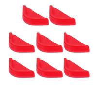 LOLIPPYY 8 Pcs Red Silicone Corner Covers for Cutting Boards and Fast Thawing Boards Protective Edge Guards Smooth Surface Easy to Clean Kitchen Worktop Saver for Home and Restaurant Use