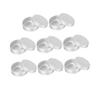 LOLIPPYY 8pcs Aluminum Dog Scent Work Tins for Professional Home Use Training Cans with Screw Thread Pet Nose Smell Detection Containers for Scent Work Dogs
