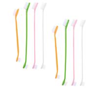 LOLIPPYY 8pcs Dual-Head Dog Toothbrushes Soft Bristles Pet Oral Care Teeth Cleaning Brush for Small and Large Dogs Comfortable Safe Design for Plaque Removal and Gum Massage