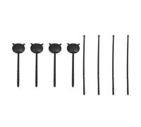 LOLIPPYY 8pcs Eye Occluder and Handheld Pointer Set for Eyesight Test, Non-Slip Plastic Eye Chart Accessories for Vision Screening in Schools and Clinics