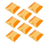 LOLIPPYY 8pcs Heavy Duty Reflective Driveway Markers for Roads and Pavements Material Raised Safety Reflectors Easy Installation for Driveways Bike Lanes Parking Areas Enhanced Night