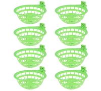 LOLIPPYY 8pcs Plastic Bird Nest for Pet Birds Parrot's Nest Hollow Hanging Cage Eggs Hatching Tool for Finch Parrot Canary