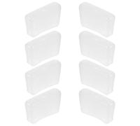 LOLIPPYY 8Pcs PVC Glass Pliers Rubber Tips Replacement for Stained Glass Running and Breaking Pliers, Scratch-Resistant Covers Suitable for Glasswork Tools