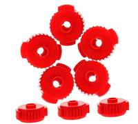 LOLIPPYY 8pcs Quick Release Drum Nuts for Cymbal Stand Parts Professional Fast Installation and Removal Cymbal Accessories Red for Percussion Kits