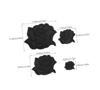 LOLIPPYY 8Pcs Rose Pattern Decorative Clothes Patches Wear-Resistant Embroidered Appliques for DIY Repair and Embellishment Jackets Bags Hats Shoes