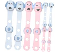 LOLIPPYY 8pcs Safety Cabinet Locks for Proofing Abs Drawer and Cupboard Locks for Kitchen Bathroom Bedroom Fridge Easy Installation
