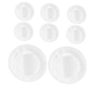 LOLIPPYY 8pcs Velvet Puff Makeup Blending Sponges Round Powder Puff for Foundation Safe Gentle Skin Random Color