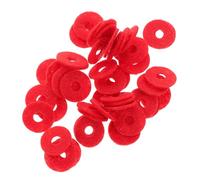 LOLIPPYY 90pcs Piano Felt Washers Red Keyboard Reduction Accessories for Tuning and Regulation User-friendly Piano Repair Tools Accurate Sound Maintenance for Professionals and Amateurs