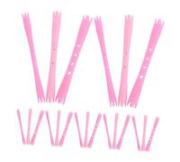 LOLIPPYY 90pcs Small Plastic Perm Rods with Hollow Water Wave Design for Long and Short Hair Flexible Curlers for Heatless Overnight Curls Lightweight Travel Friendly Hair Styling Tools