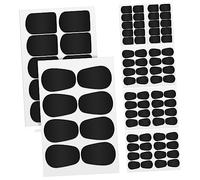 LOLIPPYY 94Pcs Saxophone Pad Food Grade Cushions Square Oval Shapes Strong Adhesive Mouthpiece Patches for Alto Tenor Clarinet Noise Reducing Soft Durable Replacement