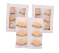 LOLIPPYY 9Pair Silicone Removable Eyelash Practice Eyelids with Realistic Design for Mannequin Head Replacement Lash Extensions for Continuous Training and Makeup Artist Tutorials