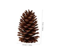 LOLIPPYY 9pcs Natural Large Pine Cone Decorations for DIY Crafts and Holiday Ornaments Real Dried Pine Cones for Christmas Tree Wreaths Home and Party Decor Classic Rustic Pinecone Props