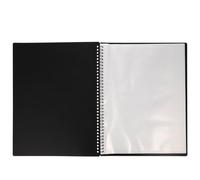 LOLIPPYY A4 Sheet Music Folder 30 White High Clef Pages Spiral Binder for Piano Scores and Choral Music Storage and Teachers