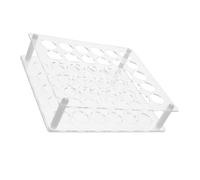 LOLIPPYY Acrylic Lipstick Organizer Slots with Thickened Base Transparent Cosmetic Holder for Vanity Countertop Display DIY Decoration Friendly Sturdy Stable Lip Balm Storage for Bathroom