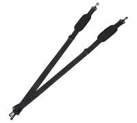 LOLIPPYY Adjustable Black Nylon Shoulder Strap Cushion Pad for Laptop Bag, Crossbody Messenger and Travel Duffel, Replacement Shoulder Bag Strap for Gym and Office Use