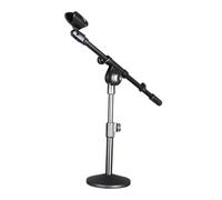 LOLIPPYY Adjustable Boom Arm Microphone Stand Table Mount Metal Desktop Mic Holder for Speech Recording Home Studio Stage Performances Heavy Duty Support